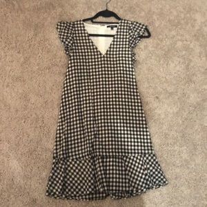 Black and white checkered dress from madewell